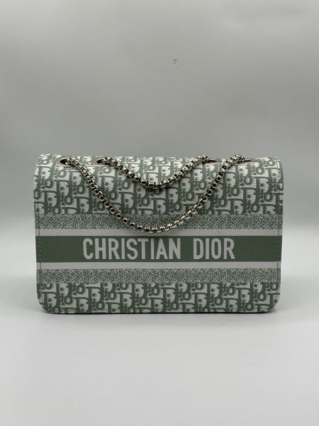 Christian Dior Premium Quality All-Over Printed Side Bag