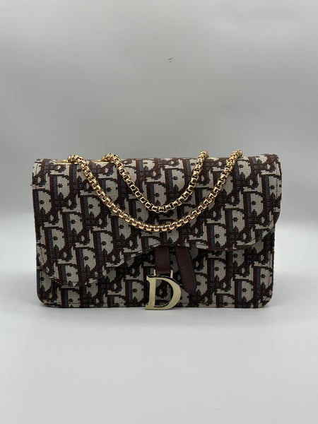 Christian Dior Premium Quality All-Over Printed Ladies Side Bag
