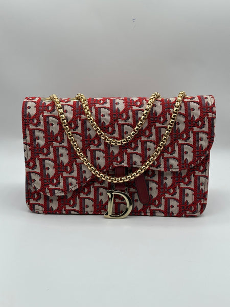 Christian Dior Premium Quality All-Over Printed Ladies Side Bag