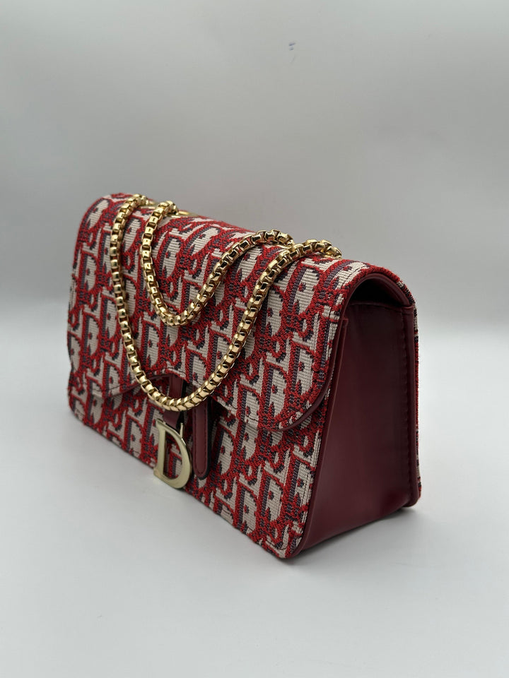 Christian Dior Premium Quality All-Over Printed Ladies Side Bag
