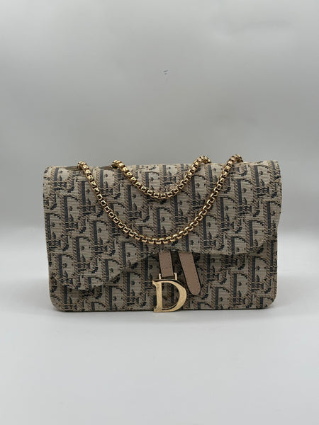 Christian Dior Premium Quality All-Over Printed Ladies Side Bag