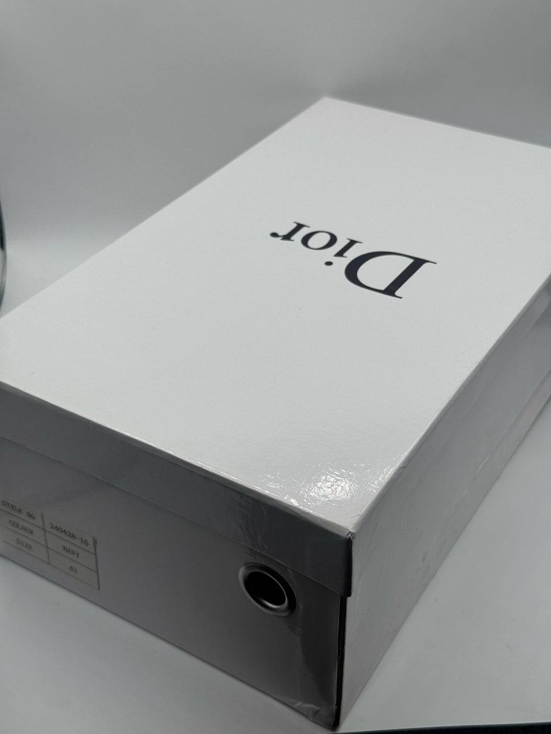 Christian Dior High Quality Black Loafer Shoes