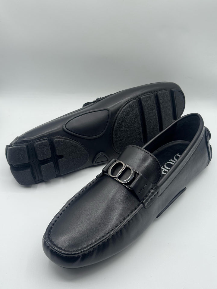 Christian Dior High Quality Black Loafer Shoes