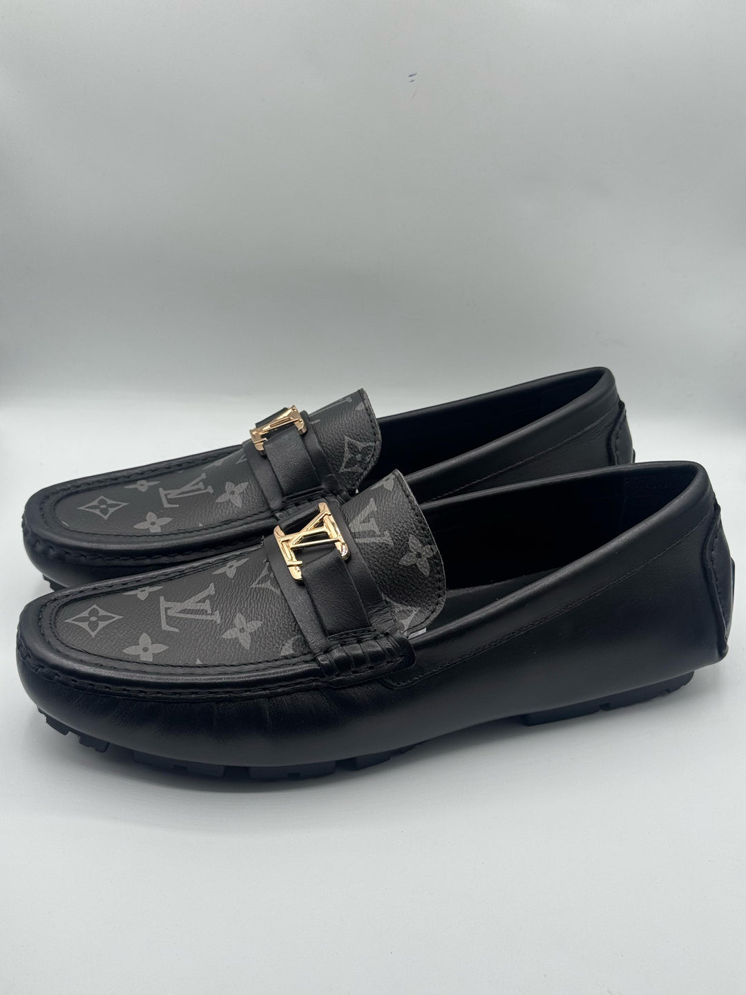 Louis Vuitton Black & Gray  High Quality Loafer