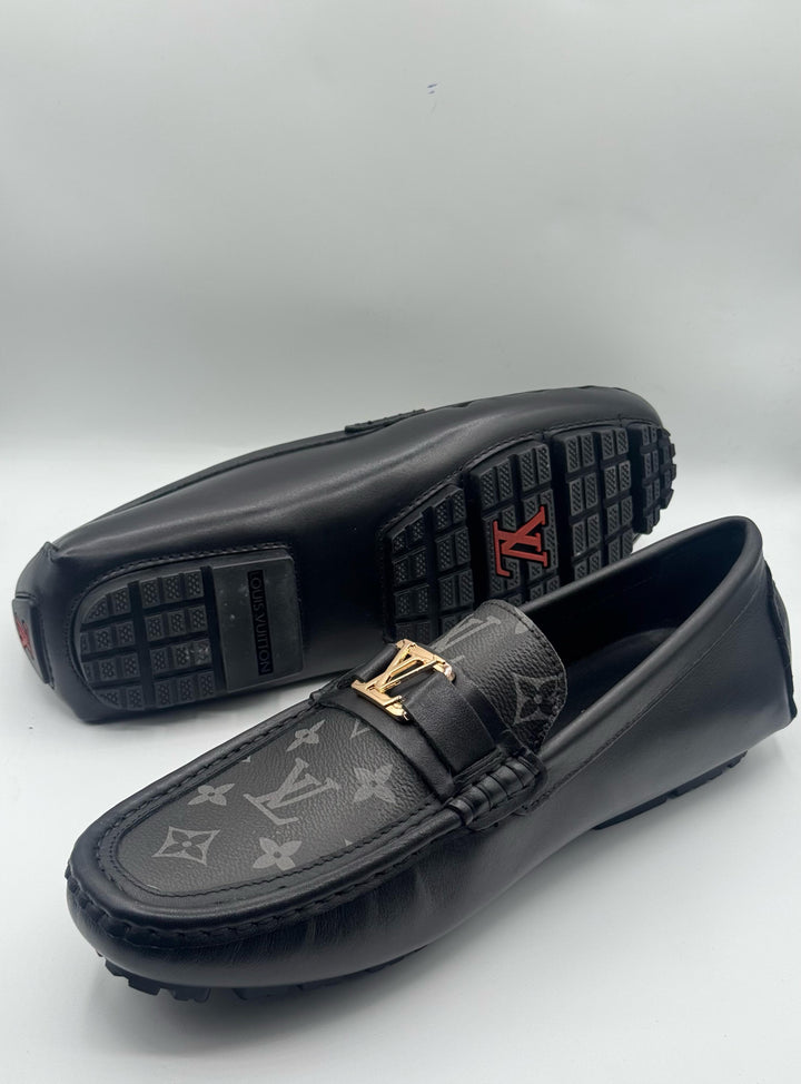 Louis Vuitton Black & Gray  High Quality Loafer