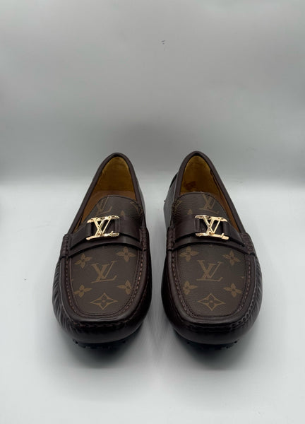Louis Vuitton Premium Quality Printed Brown Loafer