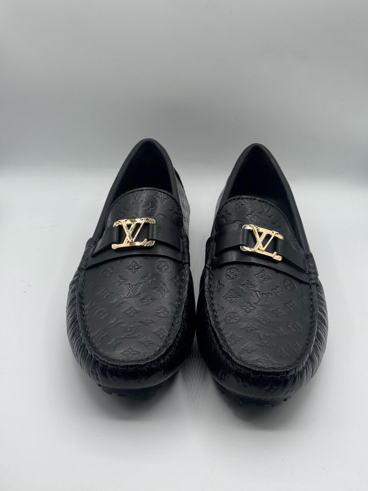 Louis Vuitton Premium Quality Black Loafer With Buckle