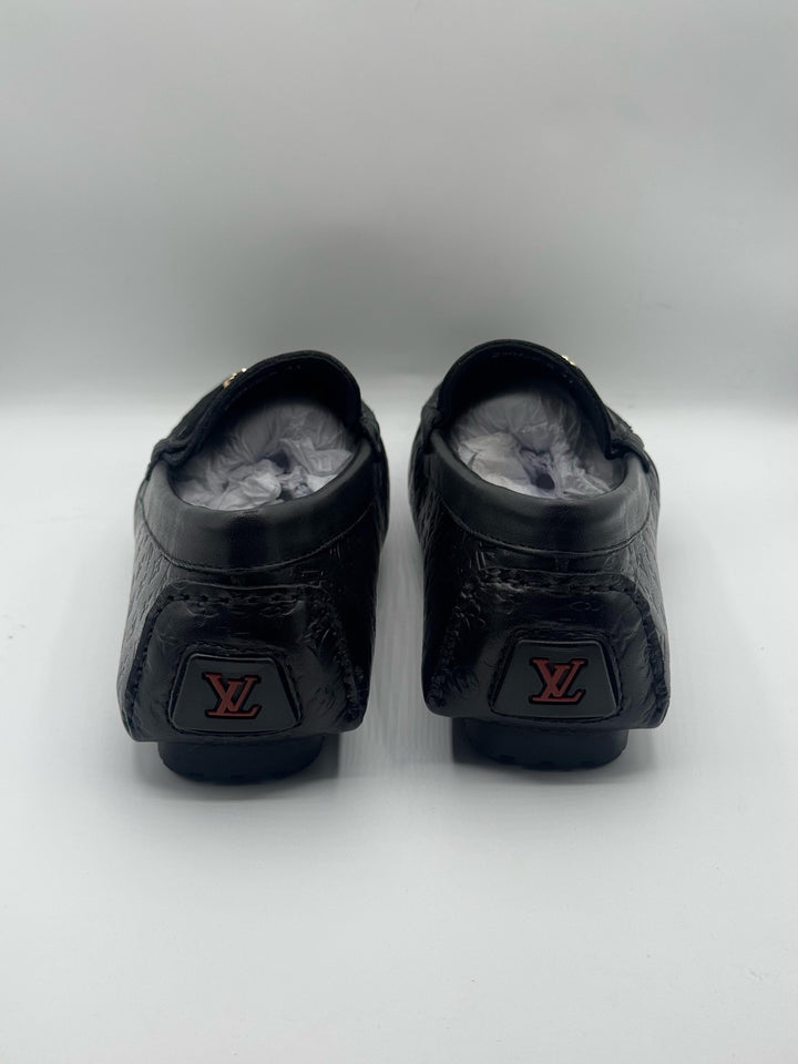 Louis Vuitton Premium Quality Black Loafer With Buckle
