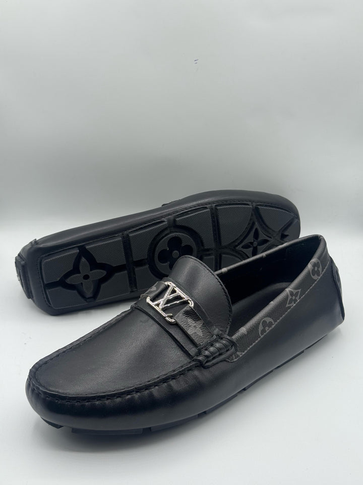 Louis Vuitton Premium Quality Black Loafer With Buckle