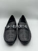 Ferragamo Premium Quality Black Loafer With Buckle