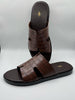 Hermes Premium Quality Brown Leather Slipper