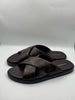 LV Brown High Quality Printed Leather slipper