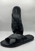 LV Black High Quality Printed Leather slipper