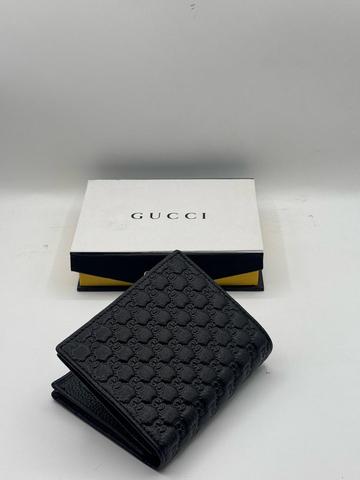 All-Over Gucci Stemp Book Style High Quality Leather Wallet
