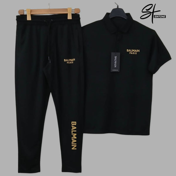 Balmain Premium Quality Soft Cotton Printed Summer Tracksuit