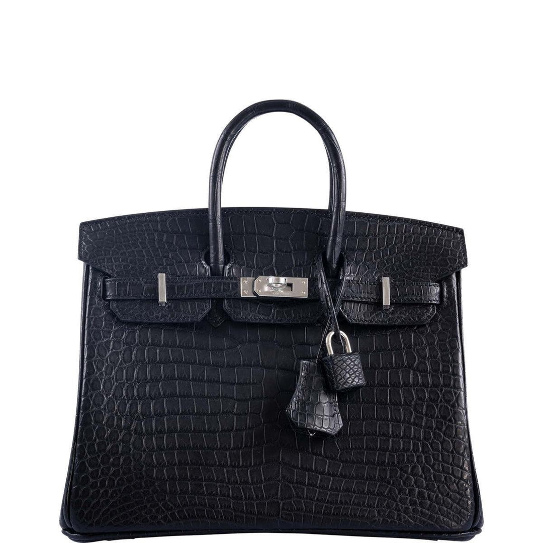 Hermès Birkin Midnight Black Exotic Crocodile Leather Bag