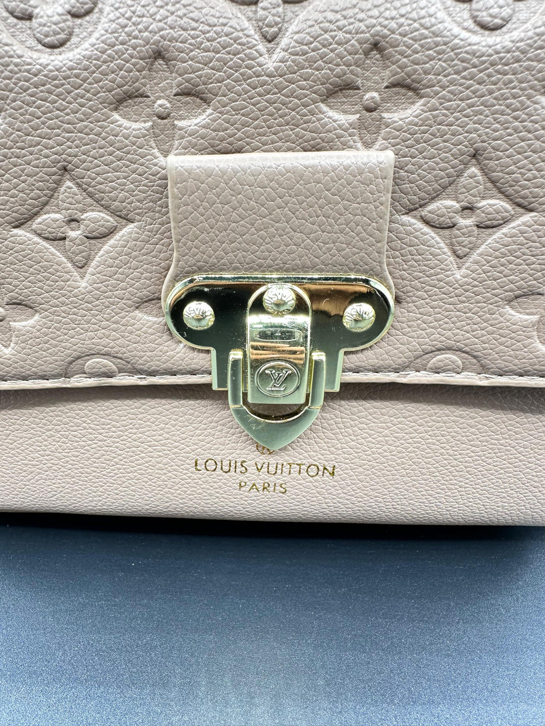 Louis Vuitton Vavin PM Tobacco Tan Empreinte Leather Shoulder Bag