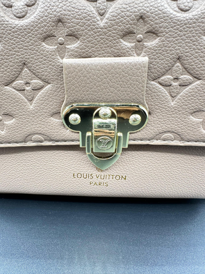 Louis Vuitton Vavin PM Tobacco Tan Empreinte Leather Shoulder Bag