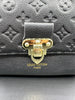 Louis Vuitton Vavin PM Shoulder Bag in Midnight Black Empreinte Leather
