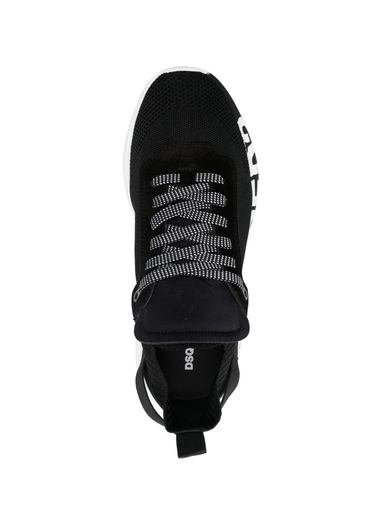 Dsquared2 Without sock Black Knit Sneakers