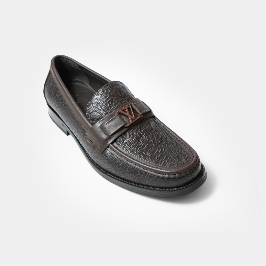 louis vuitton premium quality brown major loafer louis vuitton premium quality brown major loafer