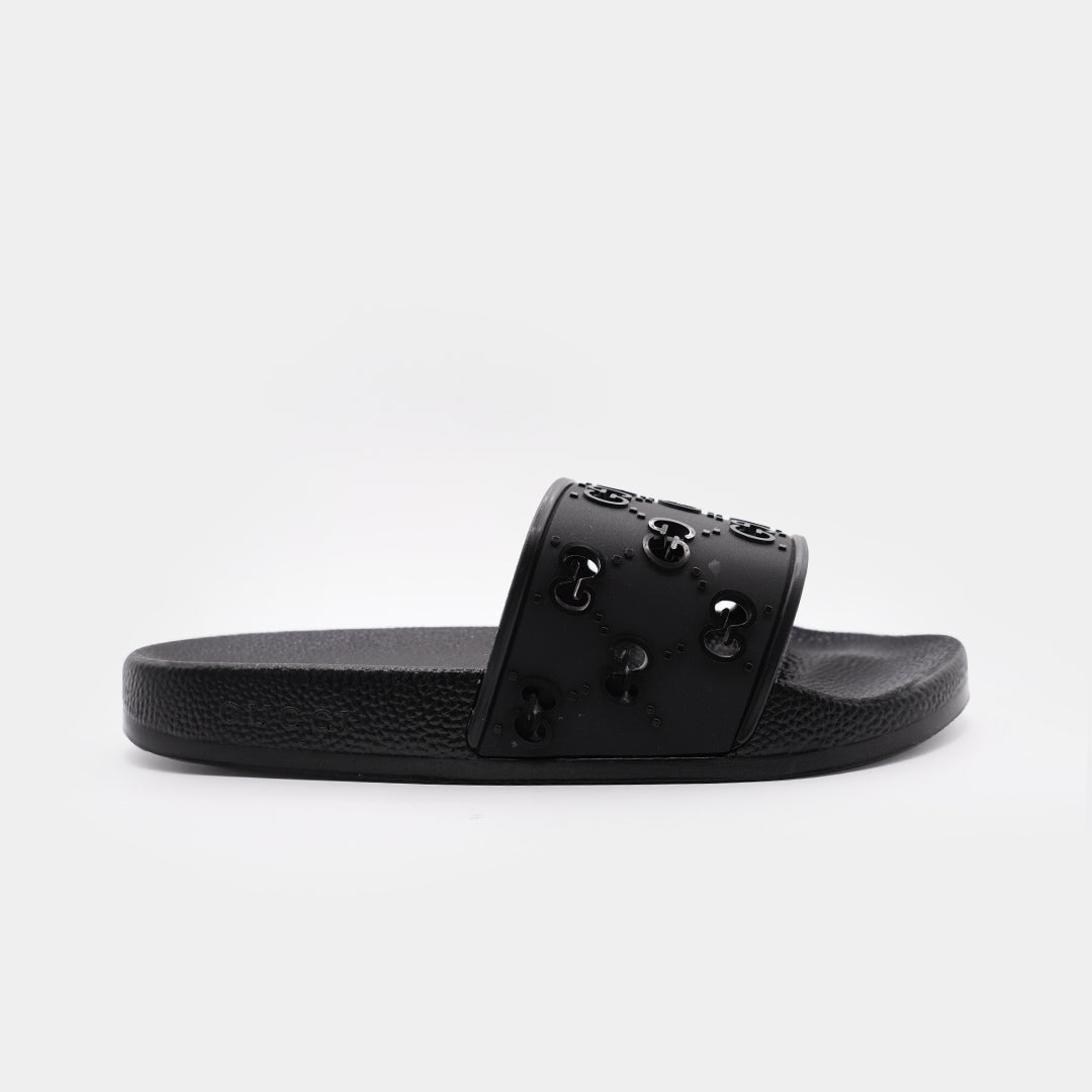 gucci all over logo embellished premium quality medicated soft slipper gucci all over logo embellished premium quality medicated soft slipper