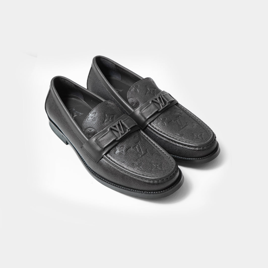 louis vuitton premium quality black major loafer louis vuitton premium quality black major loafer