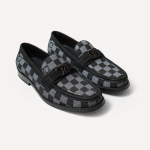 louis vuitton signature estate checked major loafer