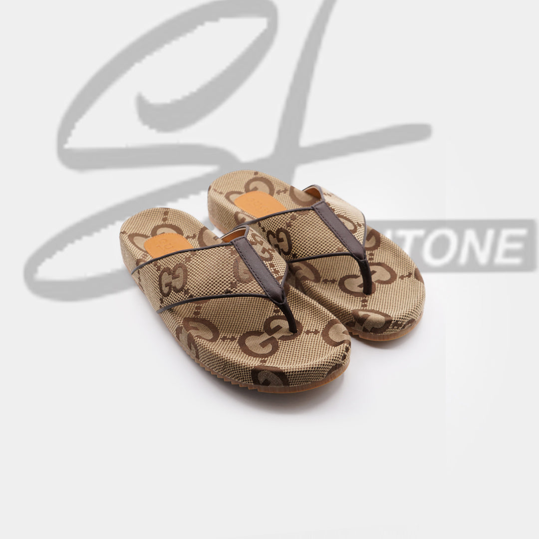 gucci high quality gg canvas slides leather slipper gucci high quality gg canvas slides leather slipper