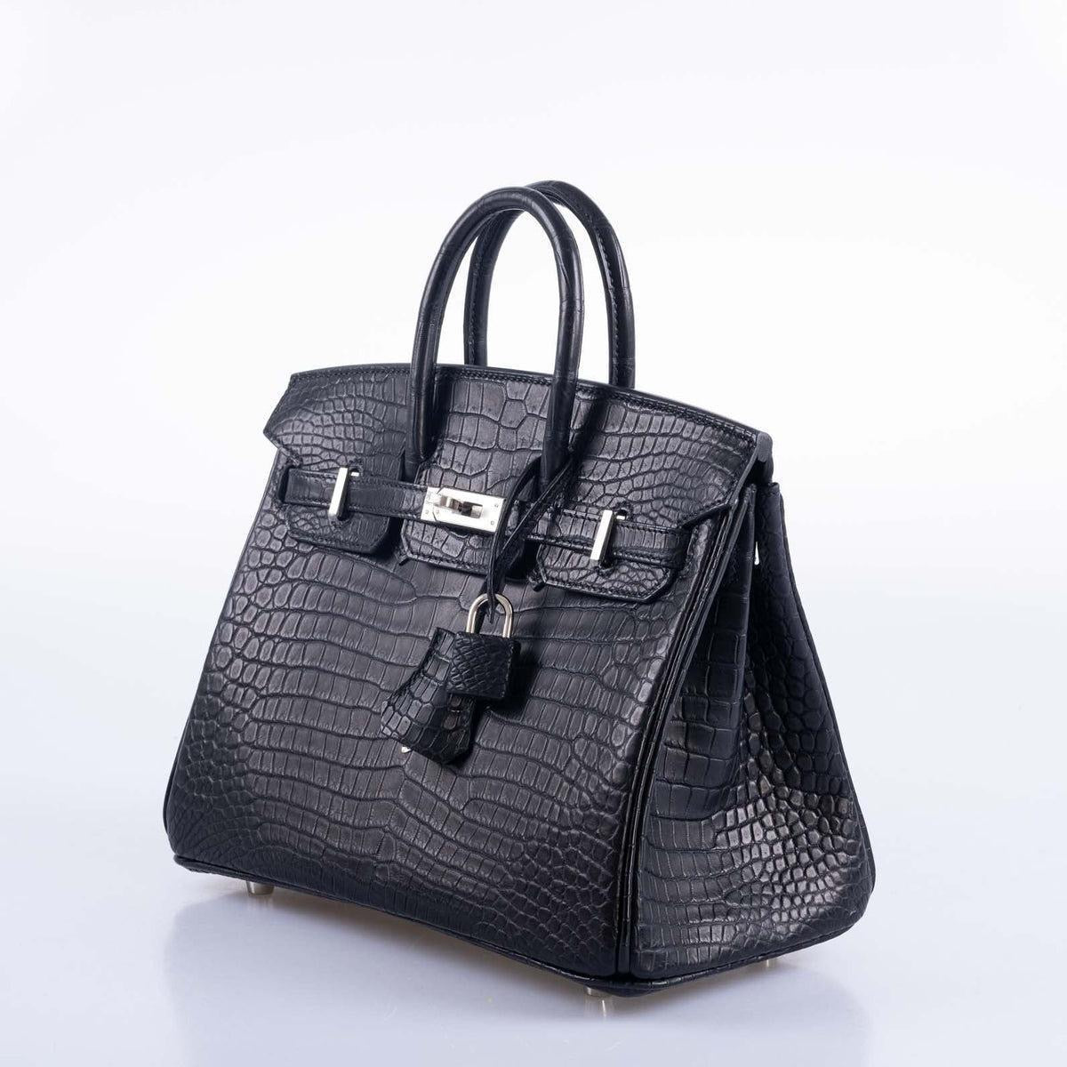 hermès birkin midnight black exotic crocodile leather bag hermès birkin midnight black exotic crocodile leather bag