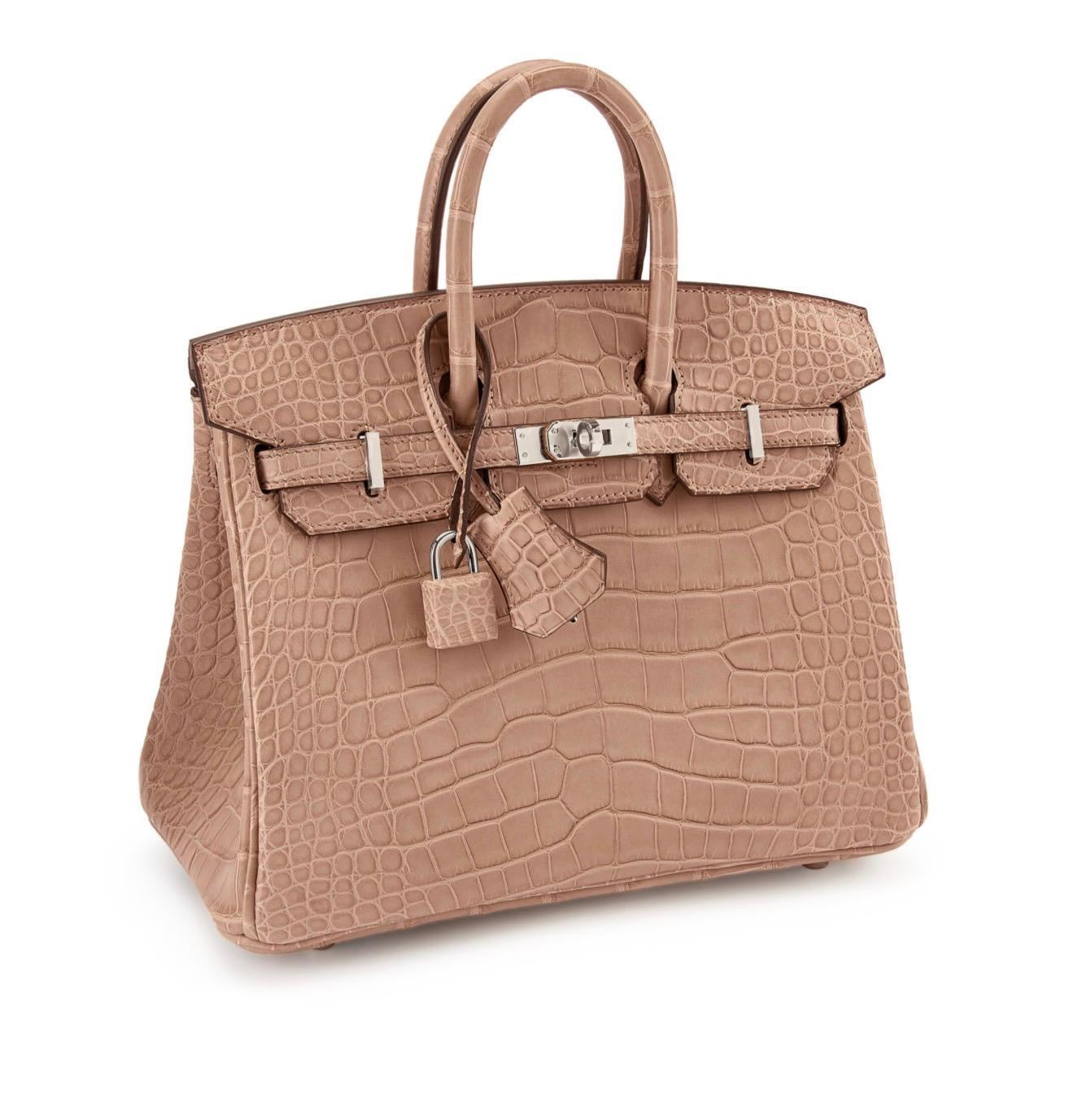 23aaf171-9e94-4dc6-a13e-74486df9f03f Rare Rose Tea Hermès Birkin Exotic Leather Collector’s Item - Image 2