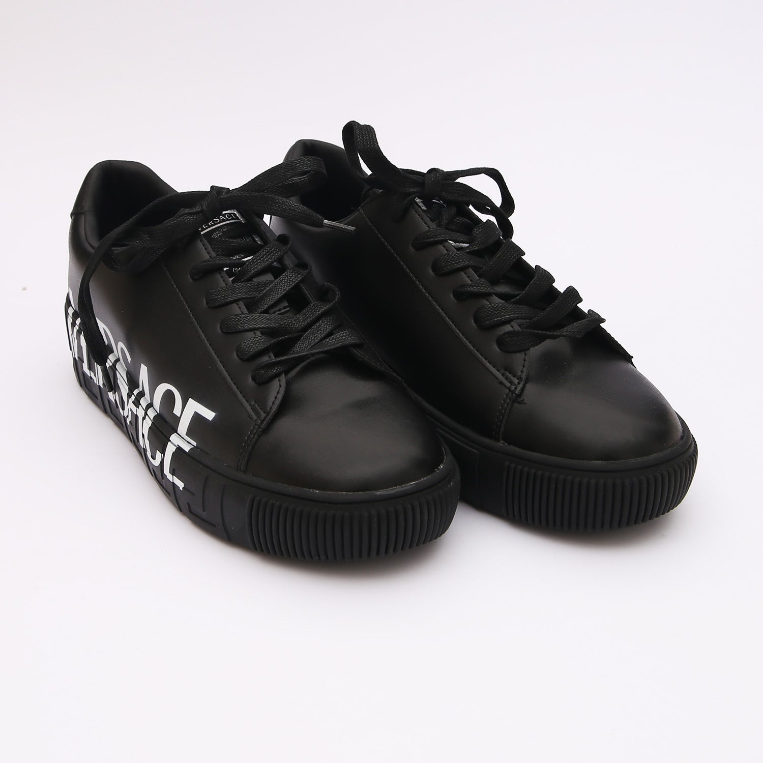 29BEB9BD-579F-400F-B57E-4052CBA235D1 Versace premium Black Sneakers - Image 3