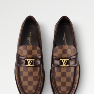 louis vuitton chequered loafers