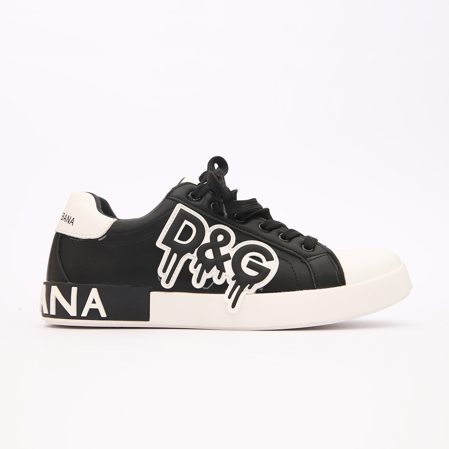 dolce & gabbana premium sneakers black & white dolce & gabbana premium sneakers black & white