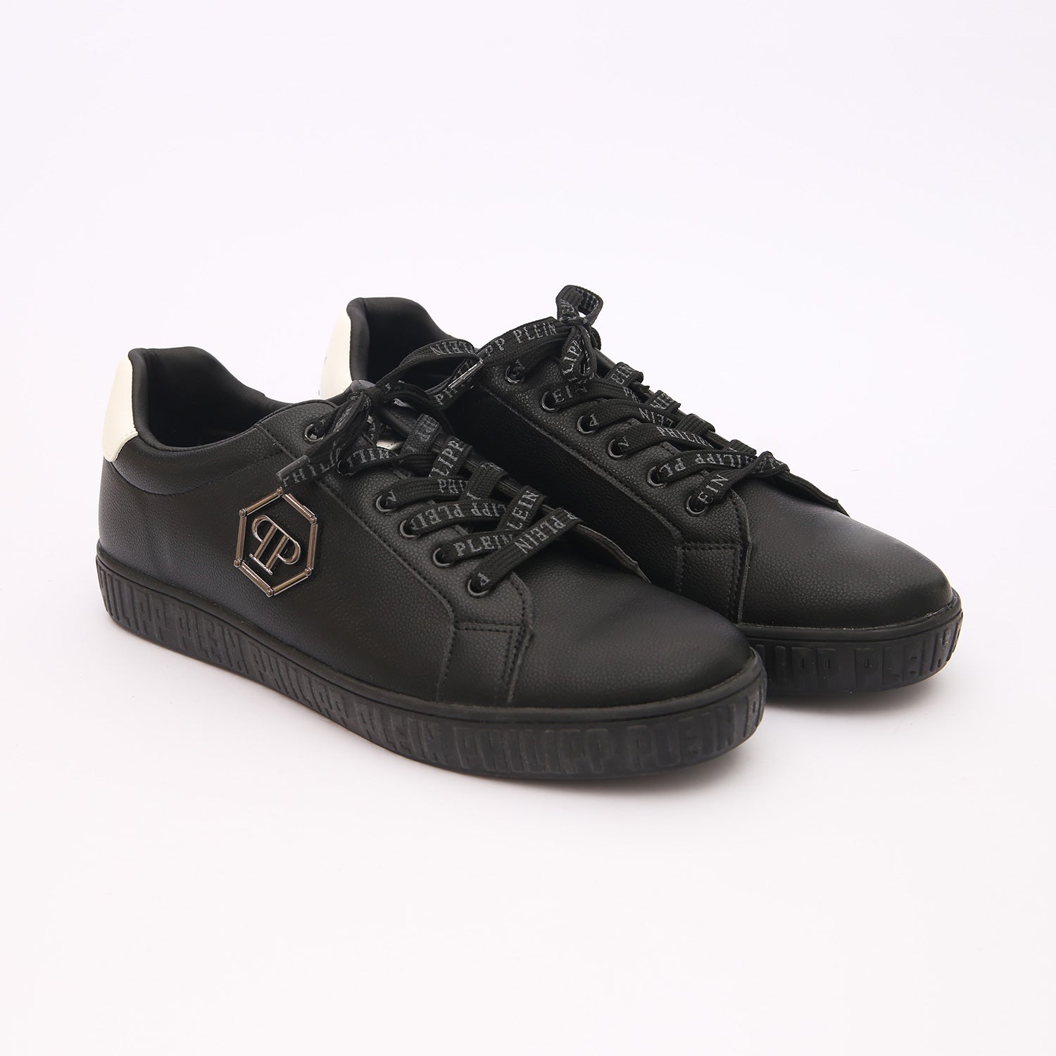 BF55749F-3D8B-4786-AFFC-FD45D6F54157 Philipp Plein premium Black Sneakers