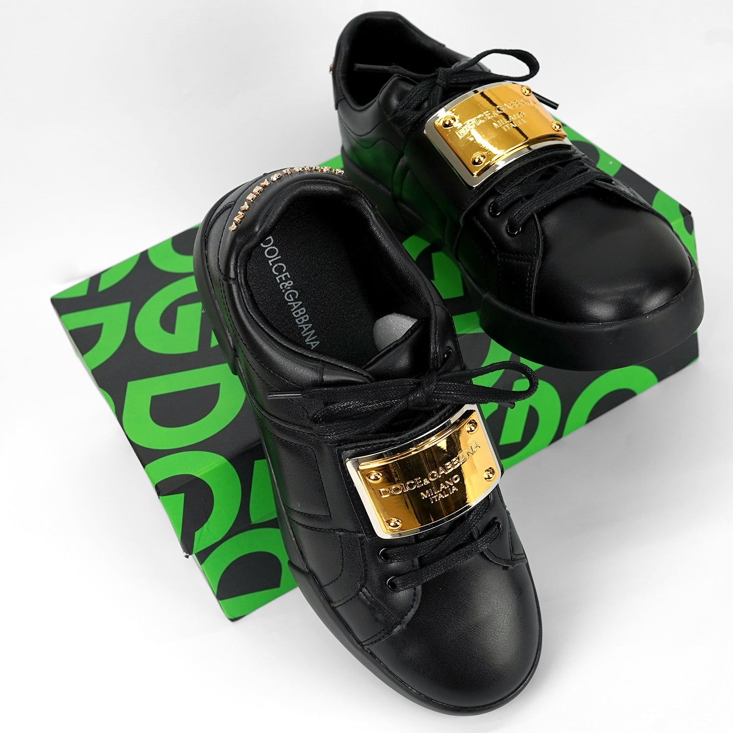 dolce & gabbana premium sneakers black dolce & gabbana premium sneakers black