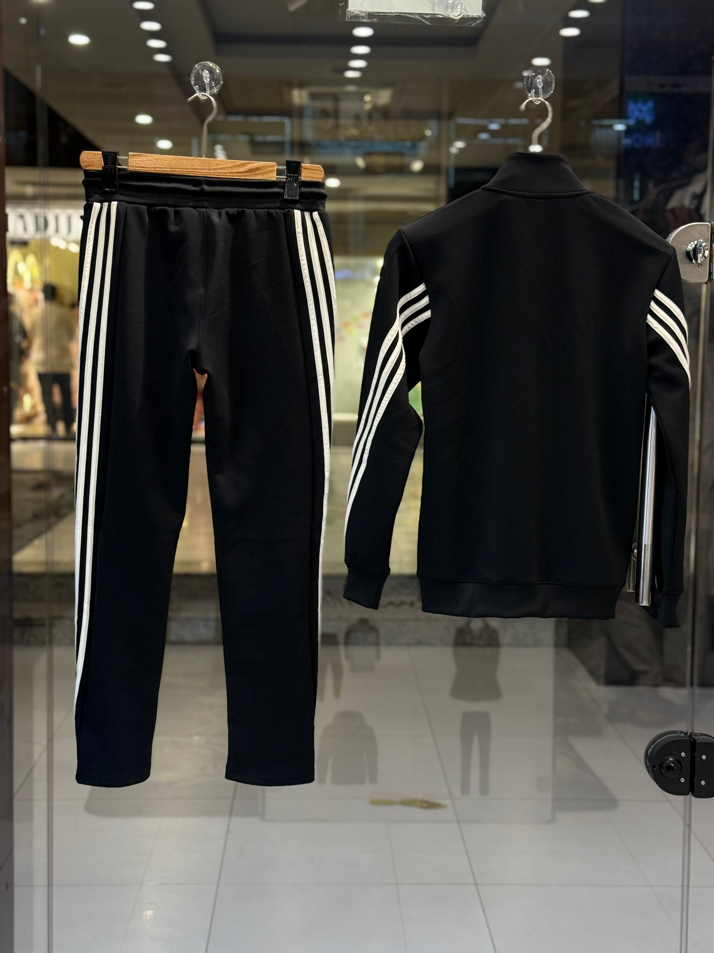 IMG_0567 Men's Adidas Black Tracksuit - Image 2