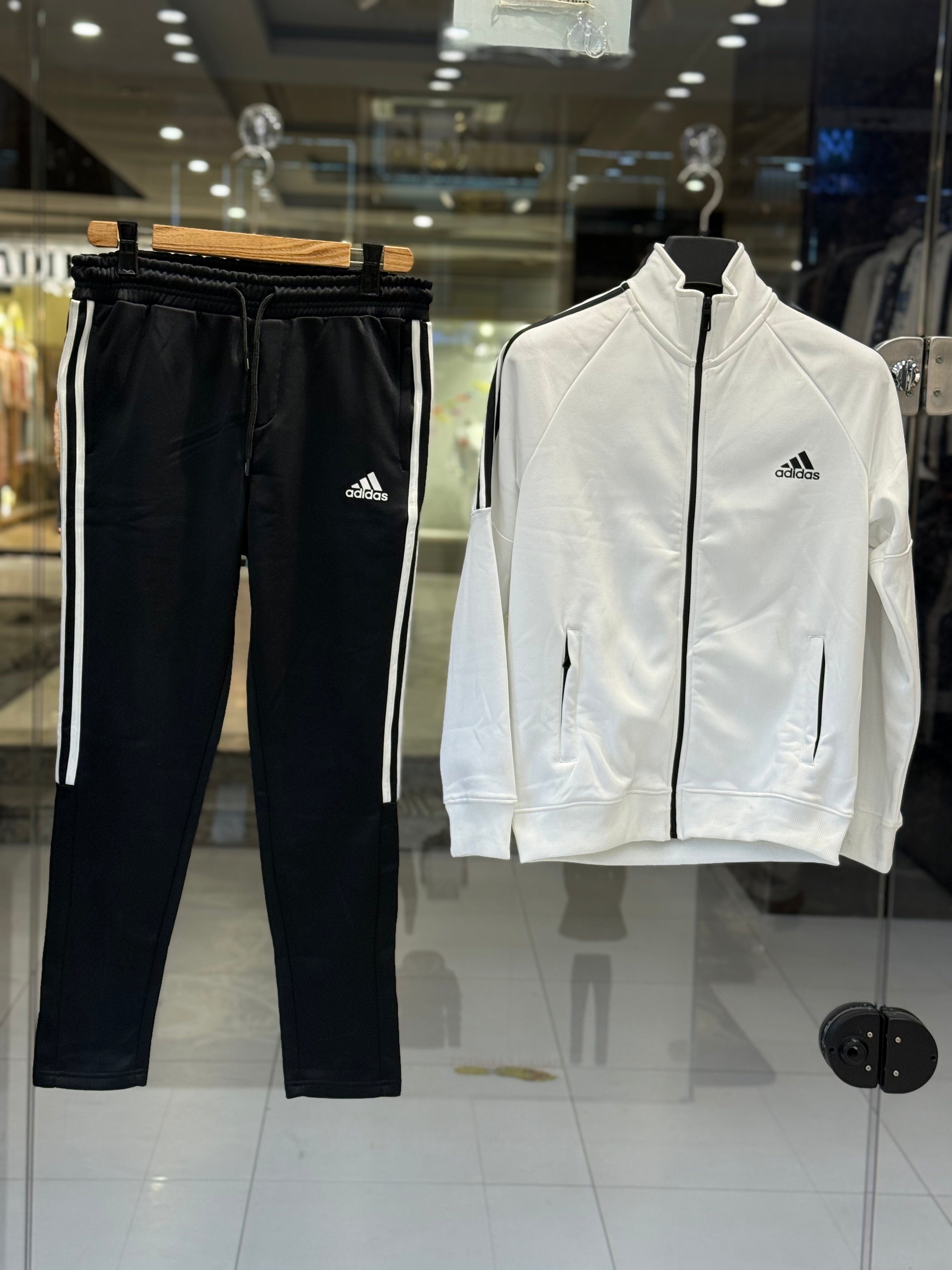 IMG_0569 Men's Adidas Black & White Tracksuit