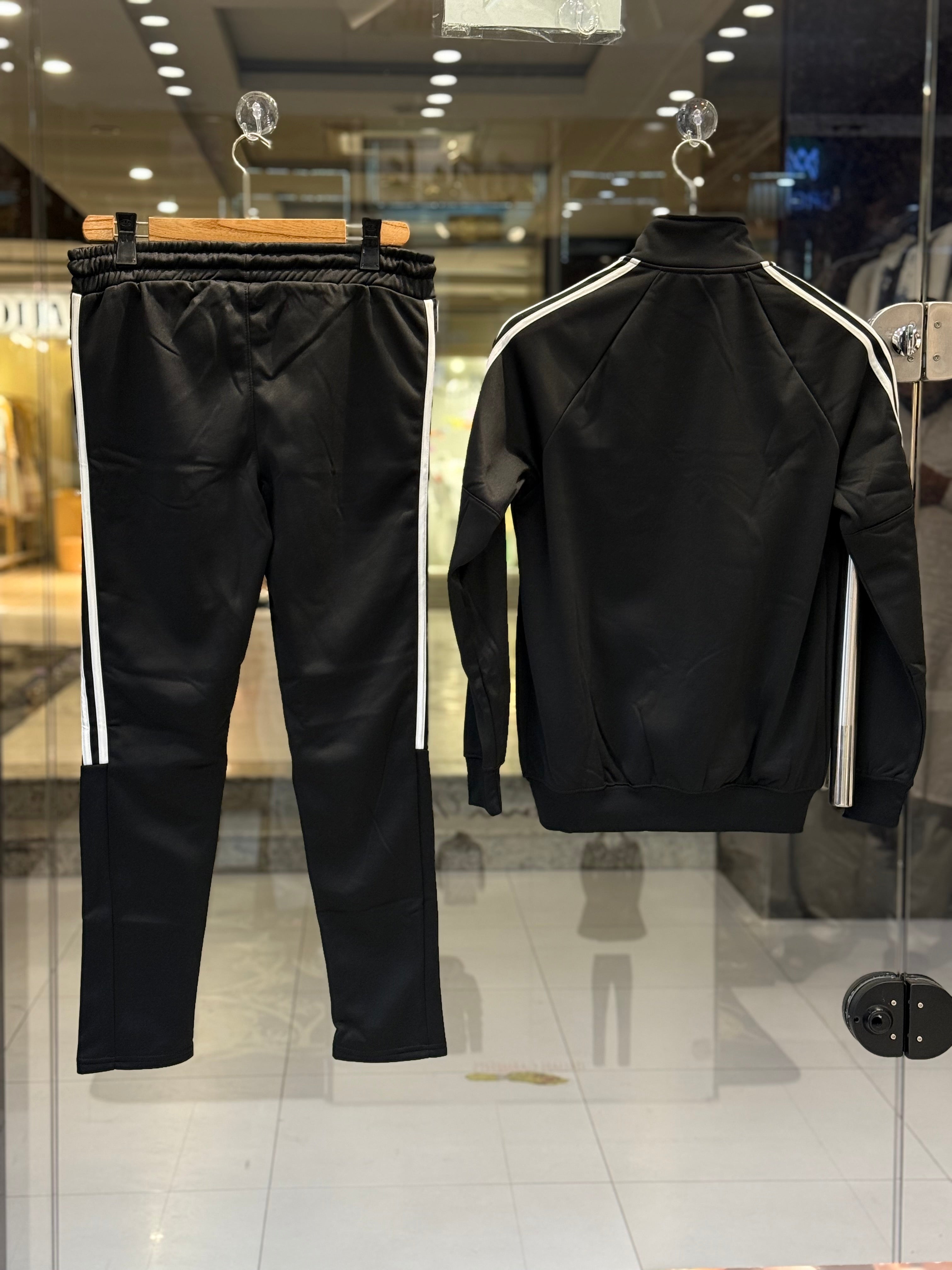 adidas black full tracksuit for men adidas black full tracksuit for men