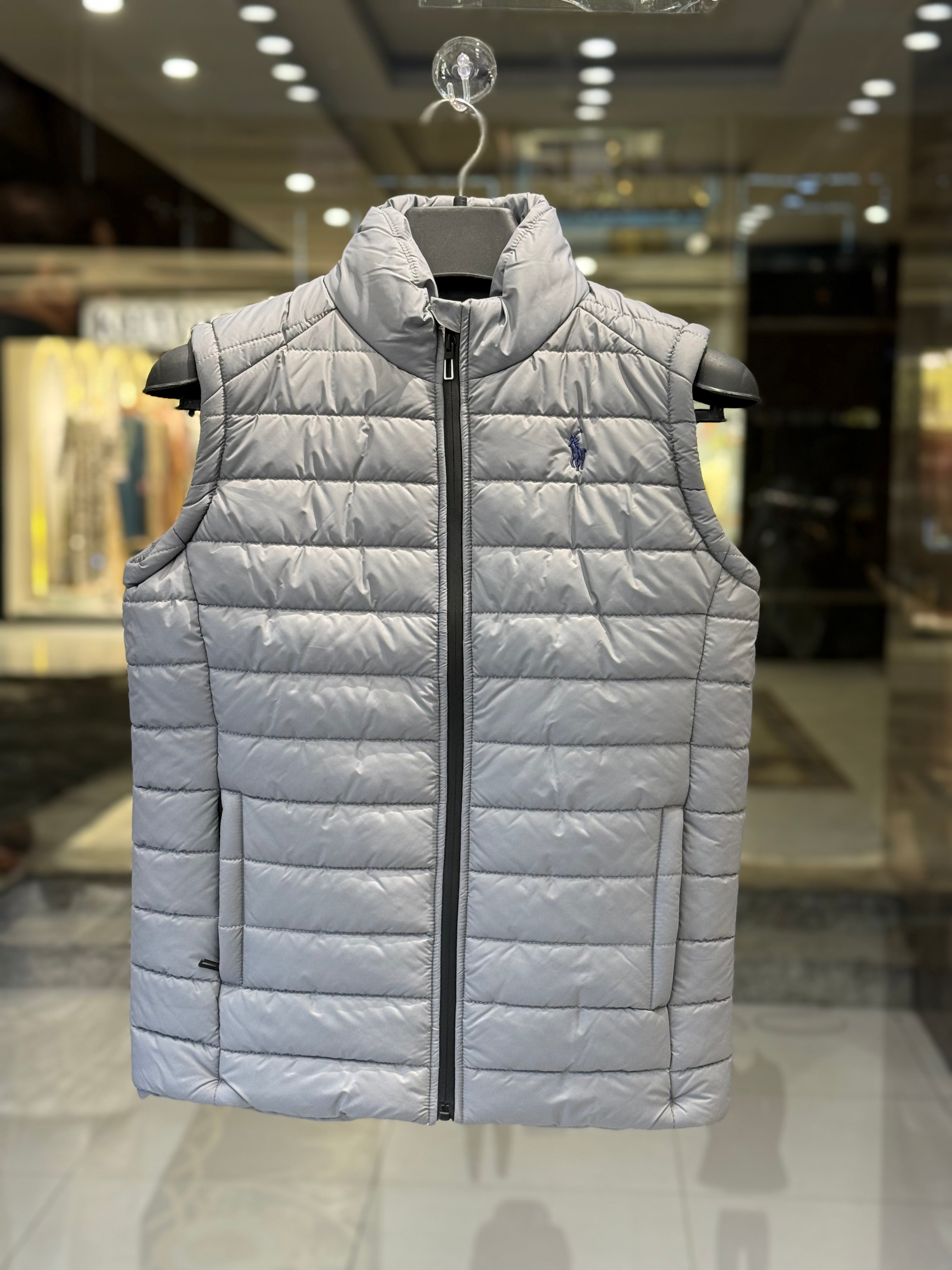 IMG_0687 Polo Ralph Lauren Half Sleeve Grey Jacket for Men – Premium Casual Wear