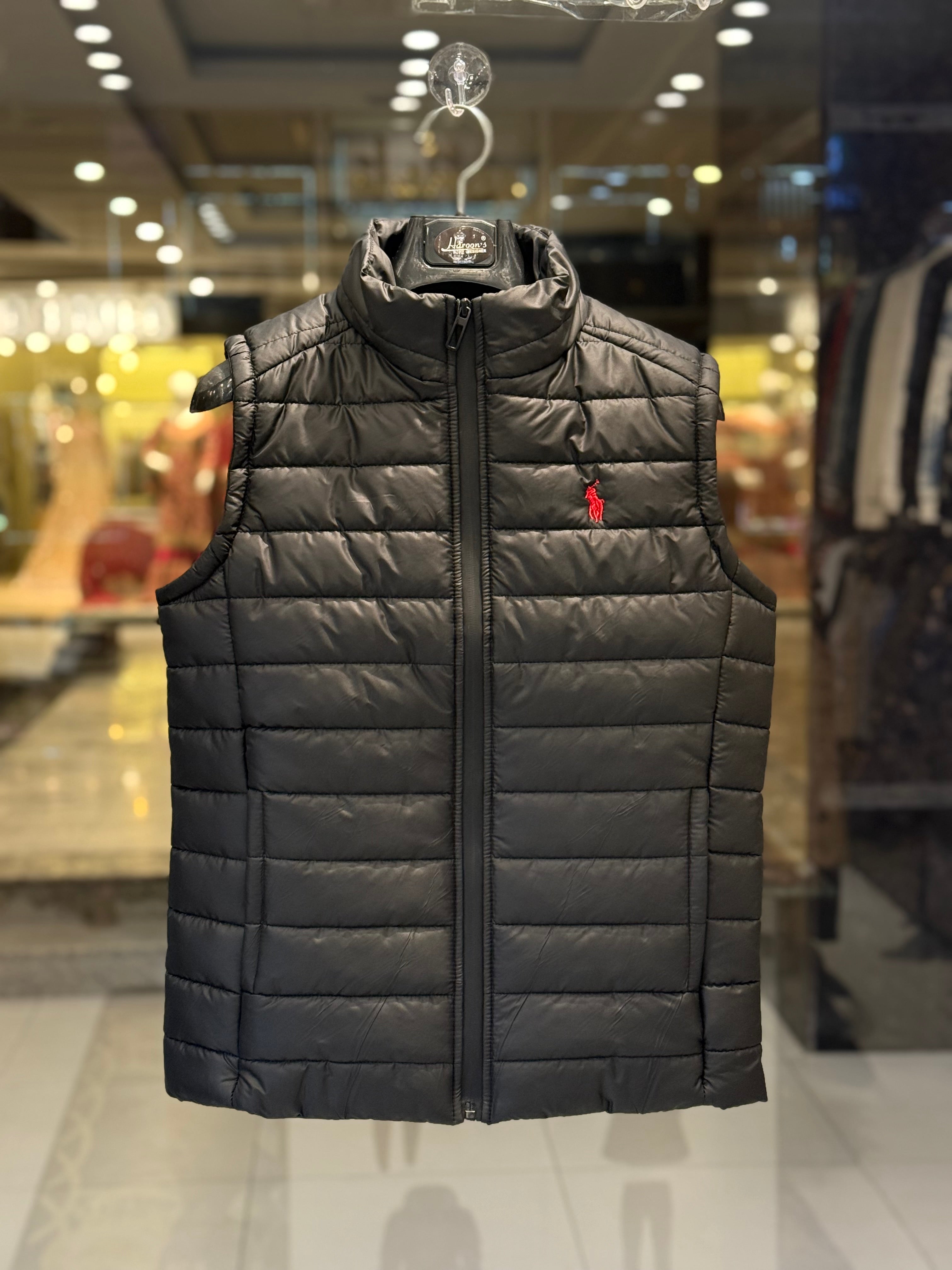 IMG_0693 Polo Ralph Lauren Half Sleeve Black Jacket for Men – Premium Casual Wear