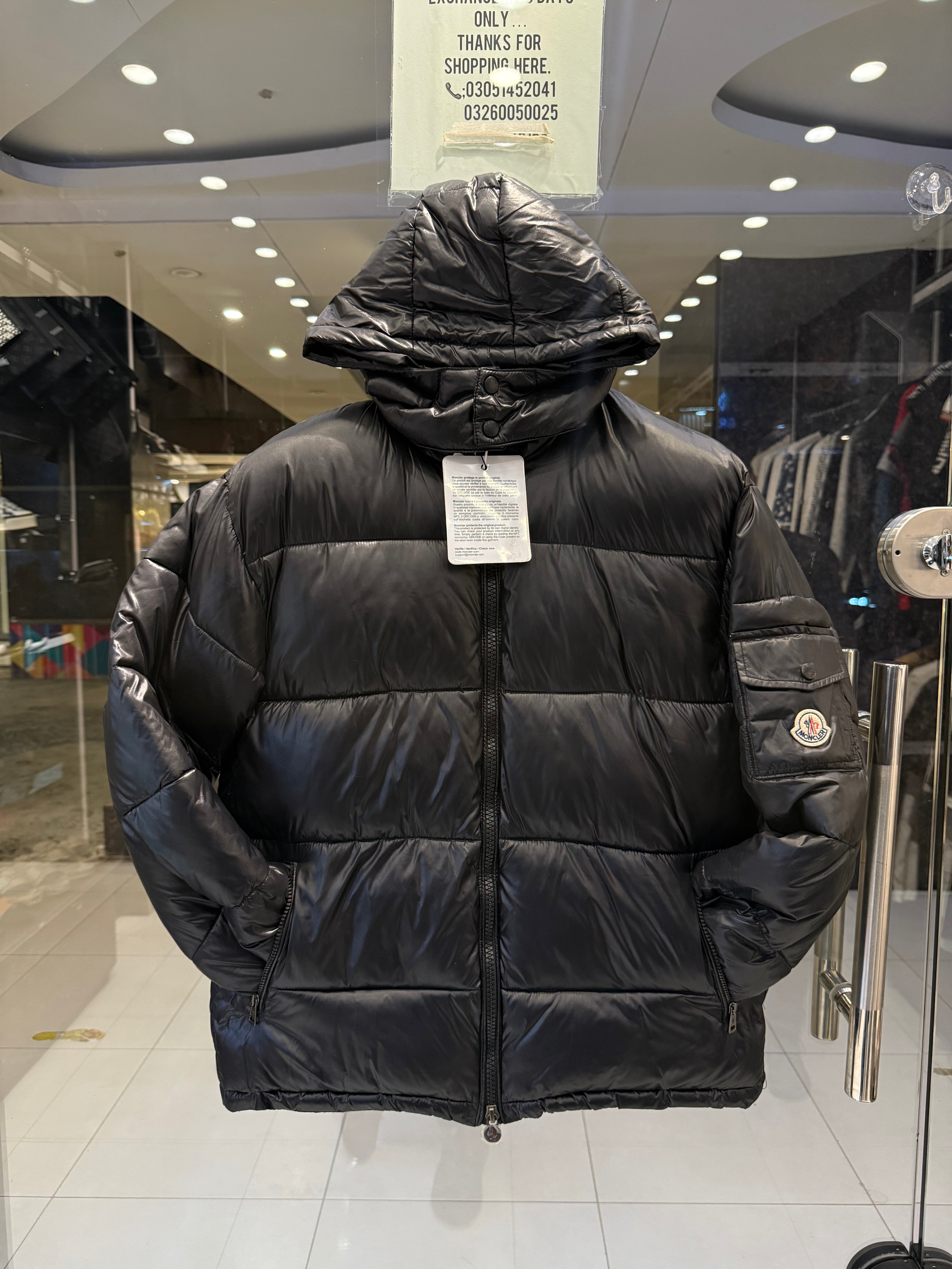 IMG_0829 Men’s Black Hooded Puffer Jacket