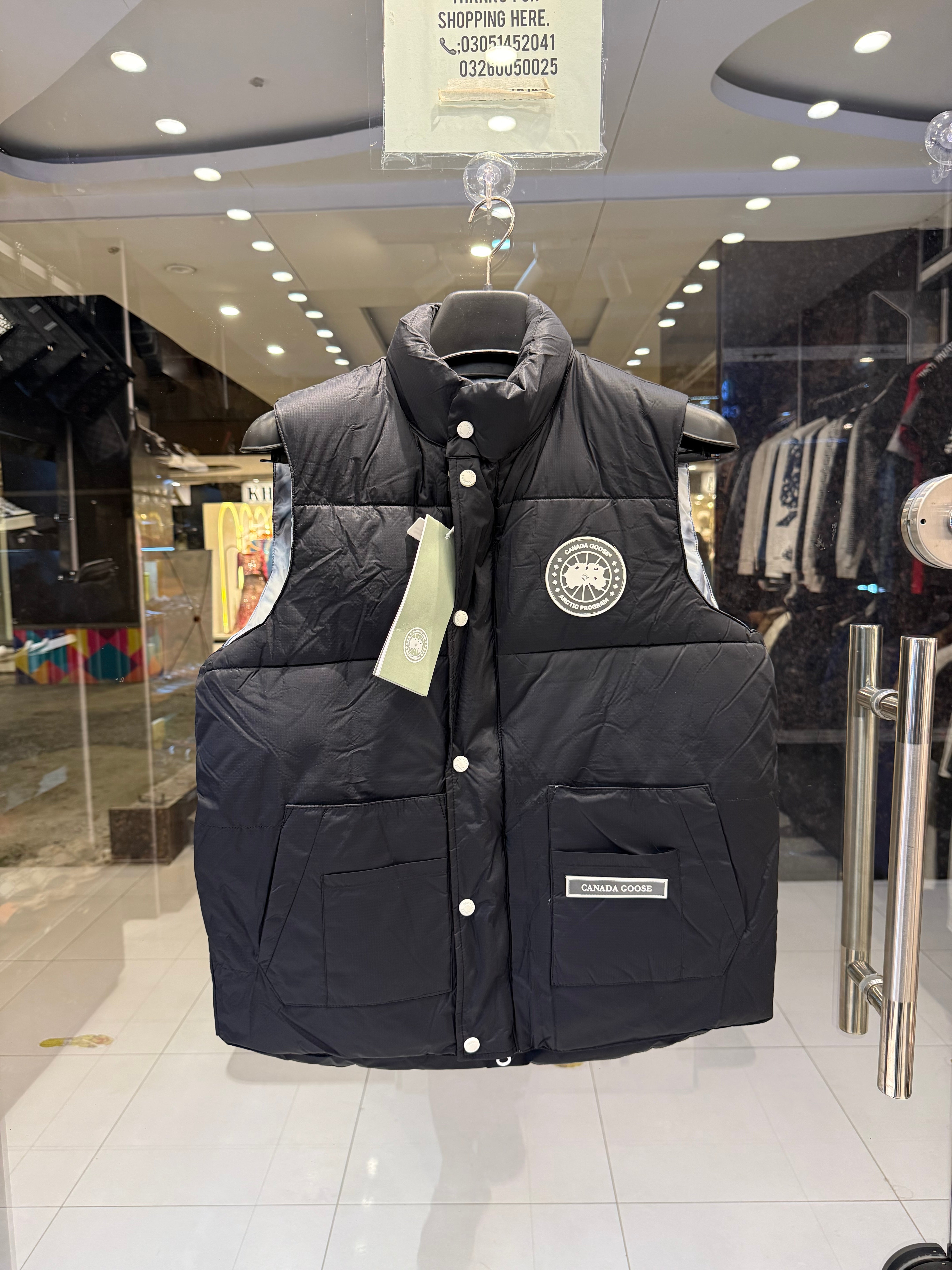 IMG_0839 Premium Canada Goose Black Puffer Vest
