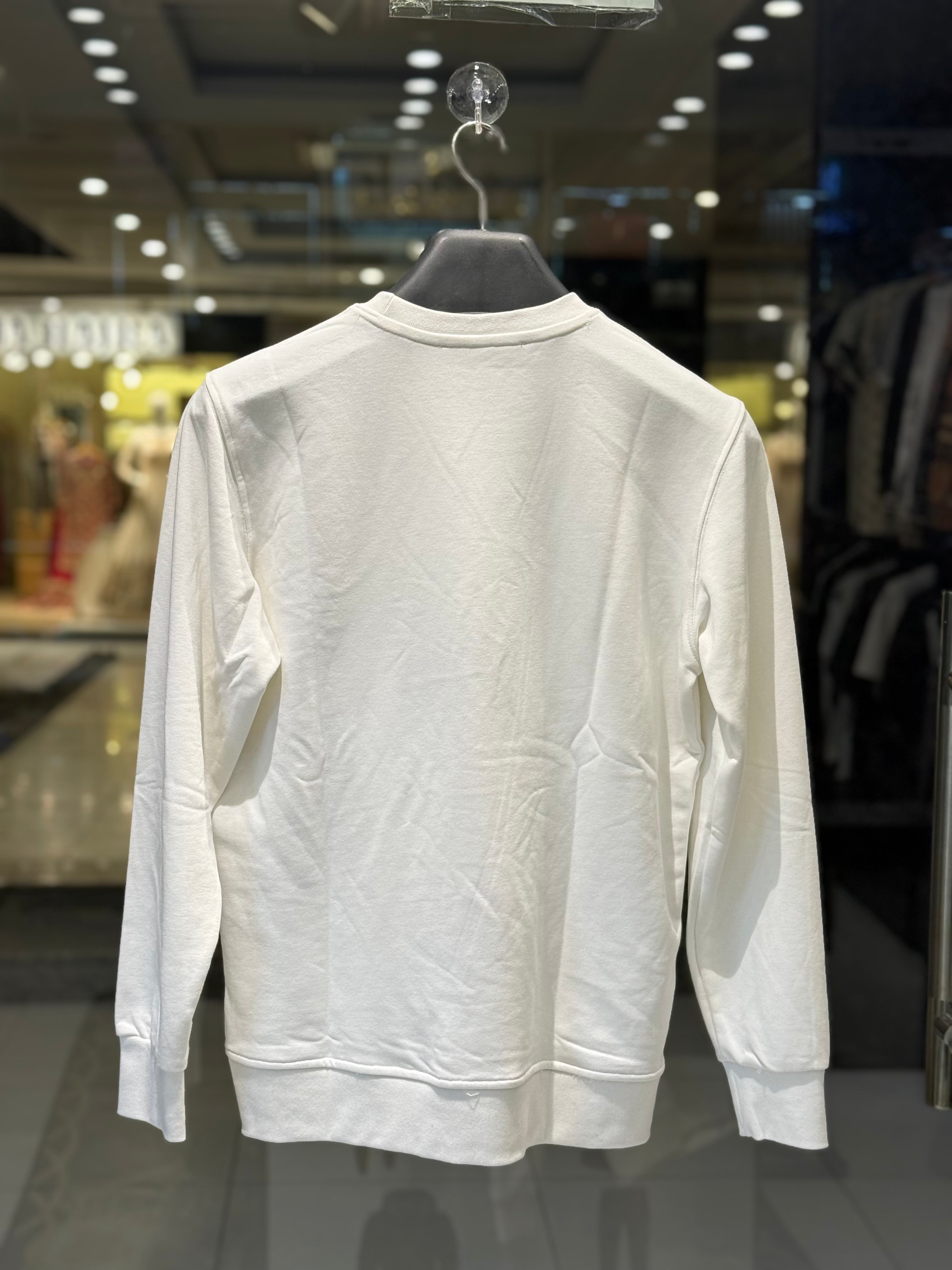 IMG_0956 LV-inspired Premium White Sweatshirt - Image 5