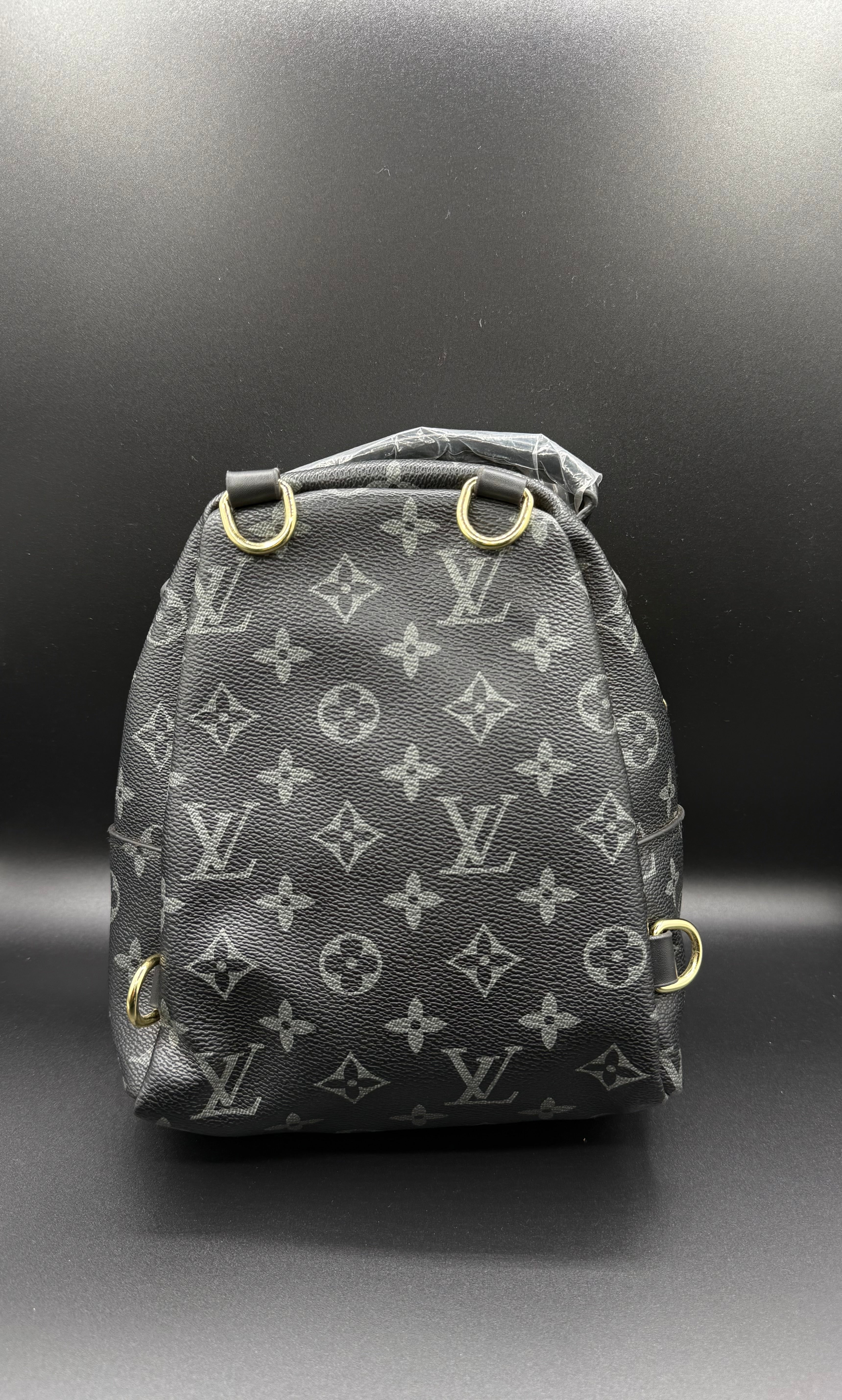 IMG_1673 LV-Inspired Monogram Eclipse Palm Springs Mini Backpack - Image 2