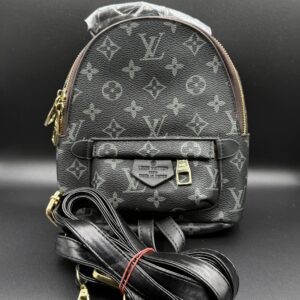 LV-Inspired Monogram Eclipse Palm Springs Mini Backpack