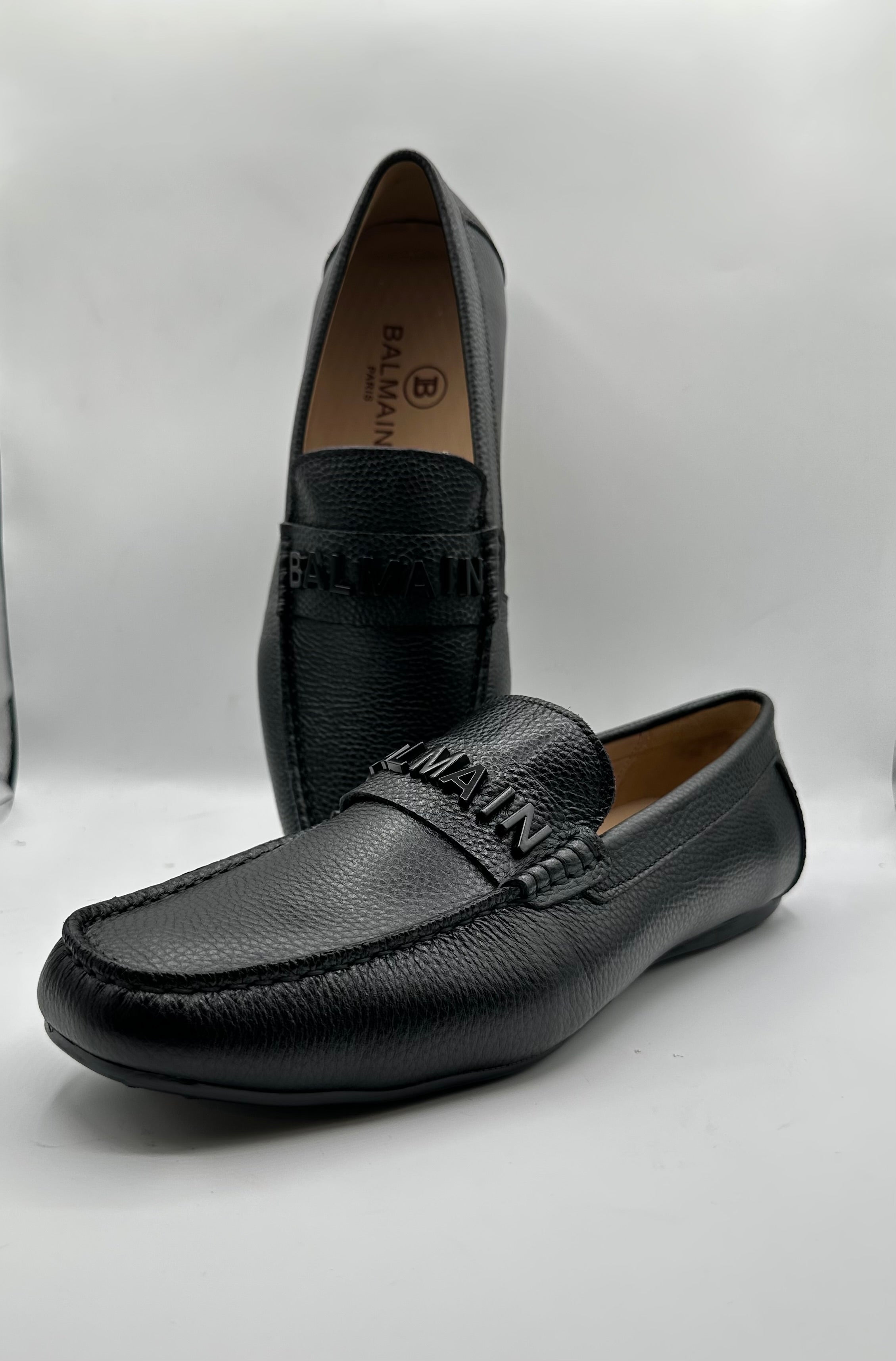 balmain paris inspired premium men's leather loafers balmain paris inspired premium men's leather loafers