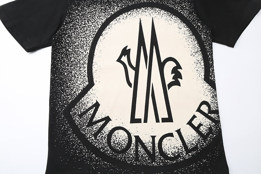 IMG_9224 Moncler-Inspired Black Oversized Logo T-Shirt – Luxury Designer Streetwear | Sintone - Image 2