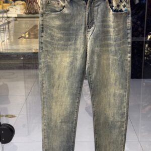 Vintage Washed Jeans – Inspired by LV | Streetwear Denim | Sintone