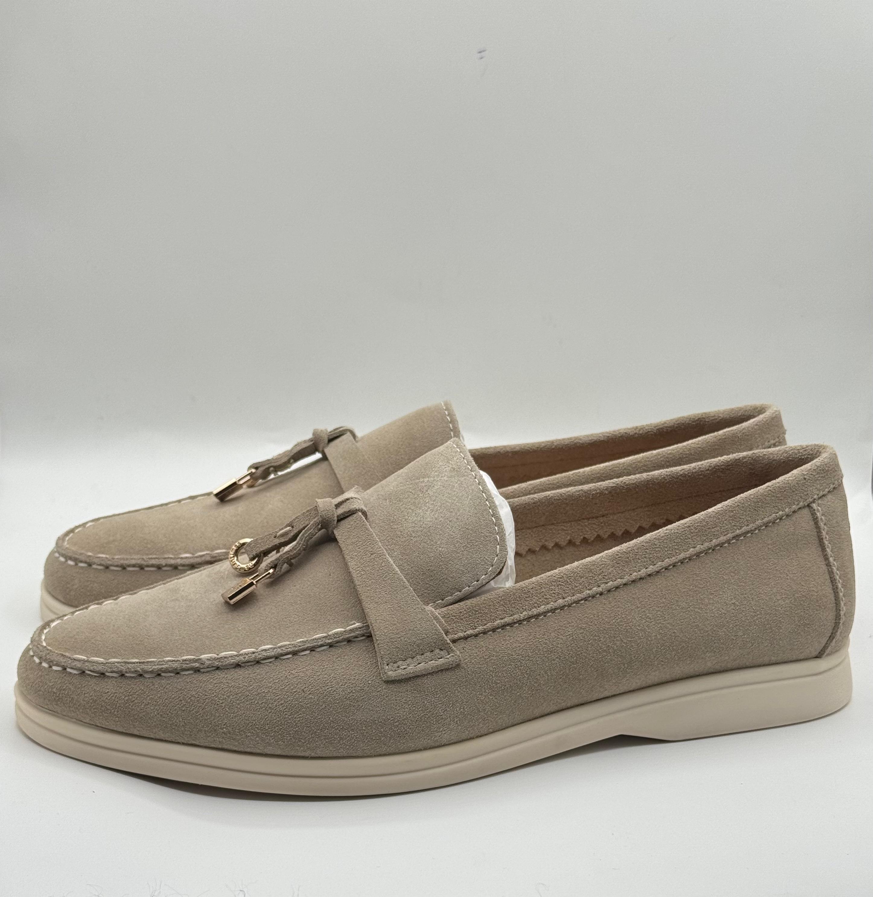 loro piana beige suede loafers loro piana beige suede loafers